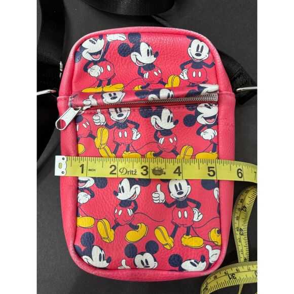 BUCKLE DOWN DISNEY Mickey Mouse ROSE PINK CROSSBODY WALLET SHOULDER BAG - Picture 6 of 15